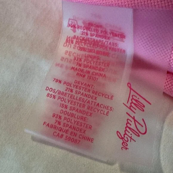 Lilly Pulitzer Pink Paisley One-Piece Swimsuit - Picture 7 of 8